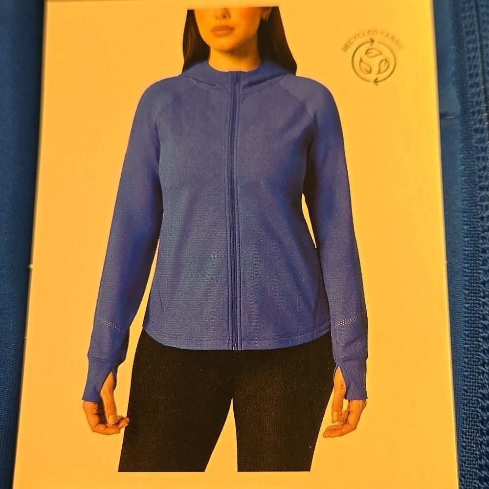 Mondetta Royal Blue Zip-Up Jacket - Picture 2 of 4